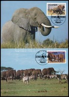 1983 WWF: Afrikai Elefánt Sor  4 CM - En Mi 361-364 - Other & Unclassified