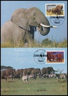 1983 WWF: Afrikai Elefánt Sor  4 CM - En Mi 361-364 - Other & Unclassified