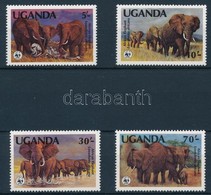 ** 1983 WWF: Afrikai Elefánt Sor Mi 361 A-364 A - Autres & Non Classés