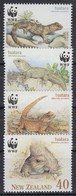 ** 1991 WWF: Hüllők Sor Mi 1160-1163 + 4 FDC - Autres & Non Classés