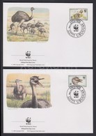 1993 WWF: Nandu Sor Mi 2021x-2024x 4 FDC - Otros & Sin Clasificación