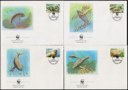 1988 WWF: Dugong Sor 4 Db FDC-n Mi 872-785 - Andere & Zonder Classificatie
