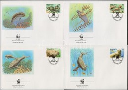 1988 WWF: Dugong Sor 4 Db FDC-n Mi 872-785 - Otros & Sin Clasificación