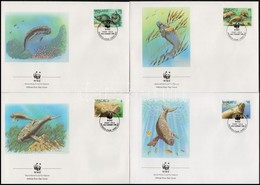 1988 WWF: Dugong Sor 4 Db FDC-n Mi 872-785 - Andere & Zonder Classificatie