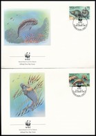 1988 WWF: Dugong Sor Mi 782-785 4 Db FDC-n - Andere & Zonder Classificatie