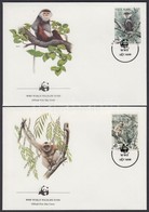 1987 WWF Majmok Sor Mi 1827-1830 4 FDC - Sonstige & Ohne Zuordnung