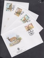 1995 WWF Kanadai Vadjuh Sor Mi 61-64 4 FDC - Andere & Zonder Classificatie