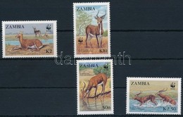 ** 1987 WWF Víziantilop Sor Mi  438-441 - Andere & Zonder Classificatie