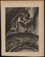 Ruzicskay György (1896-1993): Illusztráció A Szerelemkeresőből. Algrafia, Papír, Jelzett Az Algrafián, 29×24,5 Cm - Autres & Non Classés