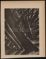 Ruzicskay György (1896-1993): Illusztráció A Szerelemkeresőből. Algrafia, Papír, Jelzett Az Algrafián, 29×24,5 Cm - Autres & Non Classés