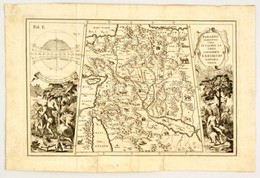 1710 Paradisi Terrestris Vera Et Sacris Literis Conformis Exhibitio Geographica', Scherer, Heinrich. A Közel-Kelet és A  - Prints & Engravings