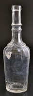 Régi Fél Literes üveg Jelzés Nélkül 26 Cm - Glas & Kristal