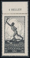 1912 Stockholmi Olimpia Osztrák Levélzáró - Non Classés