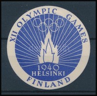 1940 Az Elmaradt Helsinki Olimpia Levélzárója - Non Classés