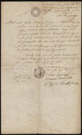 1852 Fadd, Bali György Bíró által írt és Aláírt Levél 15 Kr Papíron - Non Classés