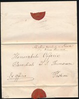 1870 Nezsider, Ex Offo Levél 50 Kr Okmánybélyeggel - Unclassified