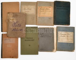 1913-1946 Vegyes Okmány Tétel, 9 Db. Közte Munkásigazolványokkal, Cselédkönyvekkel, Az Egyik Munkásigazolvány Kiskunféle - Unclassified