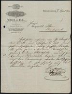 1920 Székesfehérvár, Weiss és Tull Gabona-, Terménykereskedés és Juhbőrgyár Fejléces Levélpapírjára írt Levél - Non Classés