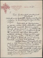 1927 Salgótarján, 'Pannónia' Szálloda Fejléces Levélpapírjára írt Levél - Unclassified