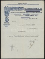 1927 Steiner József és Fia Gőz- és Villanyüzemre Berendezett Käks- és Tápszergyár Fejléces Levélpapírjára írt Levél - Unclassified