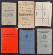 1939-1964 Vegyes Egy Névre Szóló Igazolvány Tétel, Közte Katonai, Sport, és MABÉOSZ Igazolvánnyal Is. - Unclassified