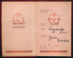 1957 Családi útlevél - Unclassified