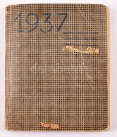 Cca 1937-1948 Az UTE Atlétáinak Névsora, Atlétikával Kapcsolatos újságkivágások, Stb., Kézzel Vezetett Füzet, Számos érd - Unclassified