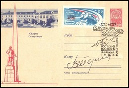 Valentyina Tyereskova (1937- ) Szovjet űrhajós Aláírása Emlékborítékon /
Signature Of Valentina Tereshkova (1937- ) Sovi - Other & Unclassified