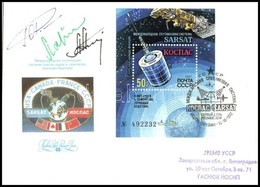 Jurij Viktorovics Romanyenko (1944- ), Alekszandr Lavejkin (1951- ), Alekszandr Viktorenko (1947- ) Szovjet űrhajósok Al - Other & Unclassified