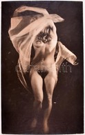 1984 Művész Akt, Jelzés Nélküli Fotóművészeti Alkotás, Kartonon, Hátoldalon Feliratozva, Sérüléssel, 55×33 Cm - Other & Unclassified