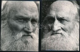 Csúcs Ferenc (1905-1999) Szobrász, éremművészről Készült 4 Db Fotó, Jelzés Nélkül, 12×9 Cm - Other & Unclassified