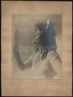 1919 Koór Ida (?-?) Színésznő (Egy Szépasszony Négy éjszakája, Der Marquis Von Bolibar, Stb.), Kartonra Kasírozott, Dedi - Other & Unclassified