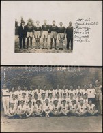 1927-1928 Sportolók Csoportképei, 2 Db Fotólap, 9×13 Cm - Other & Unclassified