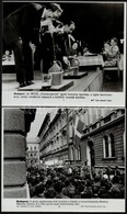 Budapesti Események Fotói, 3 Db Feliratozott MTI Sajtófotó, 24×20 Cm - Autres & Non Classés