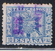 (3E 151) ESPAÑA // EDIFIL 84 // Y&T 87 // 1940-43 - Télégraphe