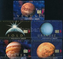 A Naprendszer Bolygói, 5 Db Különböző Telefonkártya, Közte 10 000 Példányos Kiadások - Non Classés