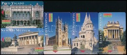 Budapesti Nevezetességek, 5 Db 5000 Ft-os Különböző Telefonkártya, 2000 Példányos Kiadások - Zonder Classificatie