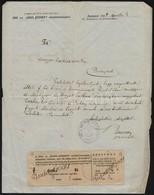 1924 Bp., A Pesti Izraelita Hitközségi Polgári Fiúiskola 252. Sz. 'Kiss József' Cserkészcsapat Parancsnokának Kézzel írt - Other & Unclassified