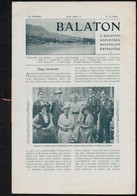 1916 Balaton, A Balatoni Szövetség Hivatalos értesítője.ix. évf. 8-9 Számai. Sok Képpel és Hirdetéss - Sonstige & Ohne Zuordnung