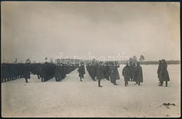 Cca 1916 IV, Károly A Fronton Csapatokat Inspekcióz. / WW: I. Military Photo 9x15 Cm - Andere & Zonder Classificatie