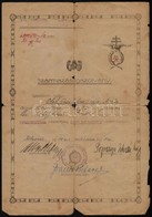 1943 Vadászrepülő Osztály Származási Igazolvány Megviselt állapotban - Other & Unclassified