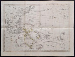 Ausztrália Térképe. Charte Von Australien Berichtigt Im November 1812. - Prag 1815. Határszínezett Részmetszet. / Engrav - Other & Unclassified