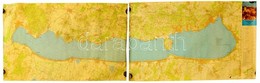 Nagyméretű Balaton Térkép Két Részből. Kétoldalas. 220x72 Cm - Andere & Zonder Classificatie