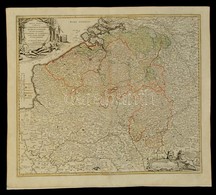 1720  Németalföld Térképe. Johann Baptist Homann:Arena Martis In Belgico, Qua Provinciae X. Catholicae Inferioris German - Other & Unclassified