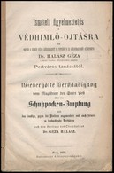 1872 Pest, 'Ismételt Figyelmeztetés A Védhimlő-ojtásra és Egyéb A Himlő Ellen Alkalmazott és Továbbra Is Alkalmazandó El - Sin Clasificación