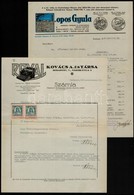 Cca 1910-1920 6 Db Fejléces Számla és Reklám Nyomtatvány - Unclassified
