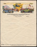 Cca 1920  Autószalon és Kereskedés Fejléces Számlája - Non Classés