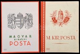 Cca 1930 Magyar Királyi Posta Díszes Távirat, 2 Db, 25x18,5 Cm - Non Classés