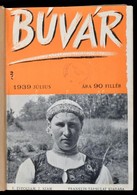 1939 Búvár Folyóirat. V. Fél évfolyam 7-12. Szám. Egészvászon-kötésben, Kopottas, Foltos Borítóval. - Unclassified