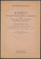 1947-1948 Bp., A Kispesti Deák Ferenc Gimnáziummal Kapcsolatos Tételek 4 Db: 
1947-1948 A Kispesti Deák Ferenc Gimnázium - Unclassified